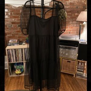 Sheer Black Dress